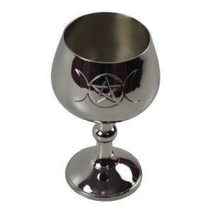 Gobelet à vin en acier inoxydable brillant argenté étoile de David, verres à champagne, gobelet à vin en acier plaqué argent, vente chaude - Product Image 3