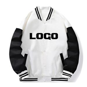 Chaqueta Bomber Deportiva de Béisbol con Mangas de Poliéster/Algodón, Bordado 2025, Unisex, Servicio OEM ODM, Pedidos al por Mayor Personalizados - Product Image 3