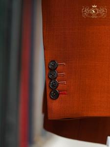 Stylo's Collection #211 Costumes d'affaires respirants en laine 100% pour hommes sur mesure Pantalon de bureau plissé devant fabriqué à Bangkok en Thaïlande - Product Image 2