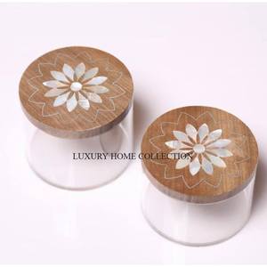 Boîte à bonbons à base acrylique en métal design au fini antique pour l'emballage de cadeaux de mariage festif idéal pour les chocolats sucrés - Product Image 6