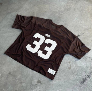 เสื้อยืดผ้าฝ้ายระบายอากาศได้ดีสำหรับเข้ายิมของผู้ชายเสื้อโอเวอร์ไซส์ผ้าตาข่ายพิมพ์ลายผ้าบาติกลำลองเปิดไหล่ตกแบบเรียบง่ายใหม่ล่าสุด - Product Image 2