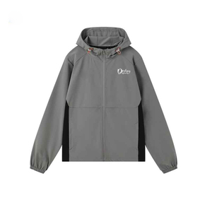 Casual Fitted Blank Two Piece <b>Tracksuits</b> for Men Custom Sweatsuit Set Unisex Vintage Training Jogging Wear With Zipper - Product Image 6