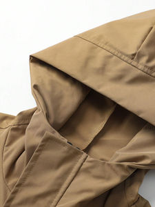 เสื้อแจ็คเก็ตดาวน์กันลมกันน้ำแบบซิปครึ่งตัว ดีไซน์ทันสมัย สำหรับผู้ชาย ใส่เล่นกีฬากลางแจ้งในฤดูหนาว คุณภาพสูง แห้งเร็ว เหมาะสำหรับการวิ่งและการฝึกซ้อม  รับผลิตตามแบบ - Product Image 6