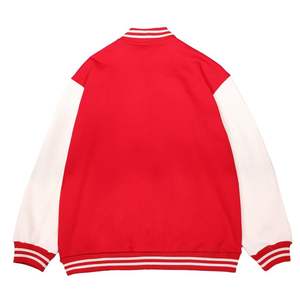 Chaquetas Universitarias Personalizadas con Logotipo OEM para Hombre, Chaquetas Varsity Bordadas Personalizadas con Letras de Béisbol - Product Image 3