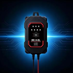 Chargeur de batterie automatique intelligent 6V 4A, chargeur de batterie de voiture à 7 étapes pour voiture, moto, chargeur de réparation par impulsions, écran LCD - Product Image 1