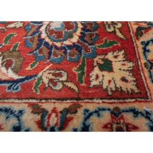 Alfombra de Lana Anudada a Mano Aalam, Diseño Floral y Abstracto en Rojo y Naranja, Rectangular de 9x12, para Entrada del Hogar, Modelo Pae-5677 - Product Image 3