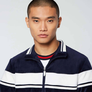 Ensemble de jogging unisexe de nouveau style en couleur unie avec fermeture éclair complète en col roulé ensemble de survêtement décontracté personnalisé pour hommes - Product Image 4