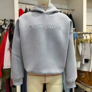 Personalizado 80% Algodón 20% Poliéster Fleece Oversized Blank Hoodies Unisex - Product Image 1