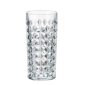 Vases à fleurs en verre en forme de pot violet de dernière conception pour la décoration de mariages et de fêtes avec les tailles de 18L X 18W X 25H Cm - Product Image 4