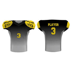 Uniforme de football américain confortable de drapeau de haute qualité personnalisé de sport respirant sublimé - Product Image 4