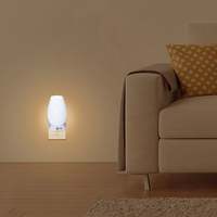 Lampe torche détachable LED, lumière nocturne, couleur chaude, rechargeable par prise, matériau ABS, design moderne et mignon, chambre à coucher, salon, interrupteur 5V