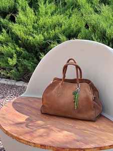 Breloque de sac vert, breloque de sac perlée, breloque de sac mignonne, breloques de sac à main, breloque de sac - Product Image 6