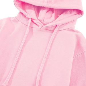 Hoodie court pour femme en coton 100% de haute qualité, nouvelle arrivée, manches longues, style décontracté, vente en gros OEM - Product Image 4