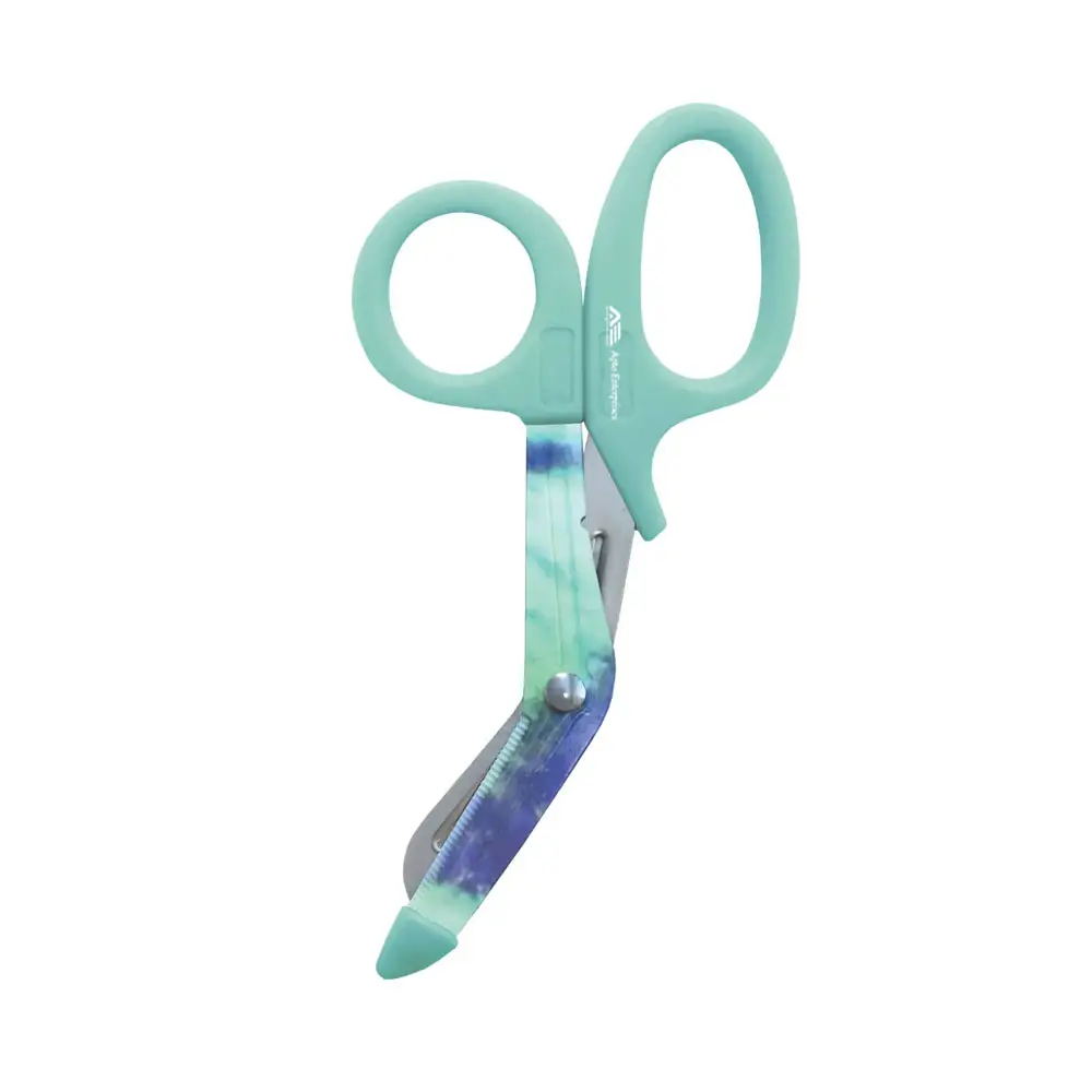 Universal bandage and cloth scissors, with toothed edges best quality material stainless steel universal bandage scissors