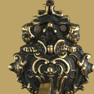 กระดิ่งประดับโต๊ะทำจากทองเหลืองดีไซน์รูปผลไม้กระดิ่งสำหรับใช้เป็นของขวัญในโบสถ์อุปกรณ์งานฝีมือสีทอง - Product Image 5