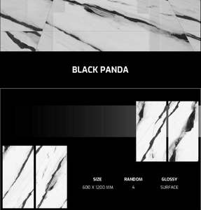 กระเบื้องเซรามิคพอร์ซเลนเคลือบหนา9มม. ป้องกันการลื่นคลาสสิกทนทานต่อการแตกหัก600x1200มม. - Product Image 3