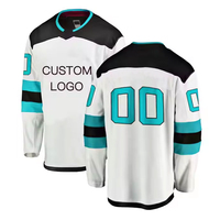 2024 réversible 100% Polyester maillot de Hockey sur glace sur mesure nouveau Design vêtements de sport hiver uniforme équipe nom impression OEM Service