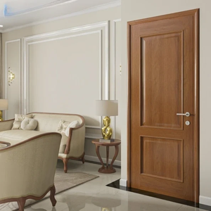 Vietnam Wholesale Luxury Solid Wood Waterproof Interior Door Modern Design Bathroom School Home Villa Hotel Commercial Use - Product Image 3