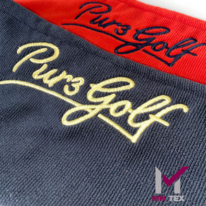 Toallas deportivas y de golf de 2024 algodón Diseño tejido cuadrado de secado rápido sostenible Absorbencia de agua absoluta con tejido Waffle Terry - Product Image 1