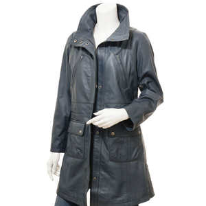 Chaquetas de Cuero Genuino Personalizadas con Cierre Completo para Mujer, de la Mejor Calidad, con Precio de Mayoreo, Las Mejores Chaquetas de Cuero para Mujer - Product Image 1