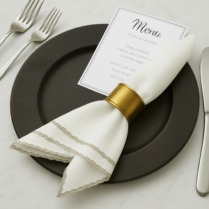 Premium Brushed Silver Charger Plate with Rim Elegant Round Decorative Service Plate for Hotels Banquets & Fine Dining Tableware - Product Image 2