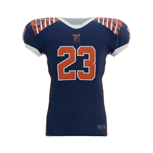 Maillot de football en maille 100% polyester personnalisable, nouvelle tendance, respirant, maillot de football américain, nom, numéro, différentes tailles - Product Image 1