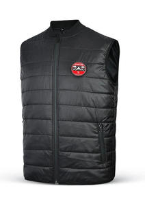 Meilleure vente gilet bouffant en polyester à col montant léger veste d'hiver coupe-vent en toile personnalisée pour hommes femmes enduit traité - Product Image 2
