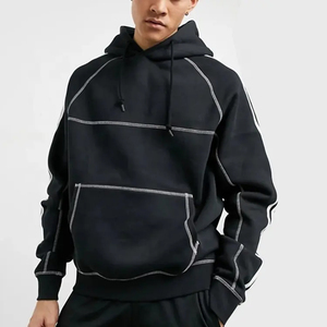 Sweat à capuche zippé décontracté personnalisé pour homme, en molleton de coton mélangé par sublimation, idéal pour l'hiver, style urbain, séchage rapide - Product Image 6