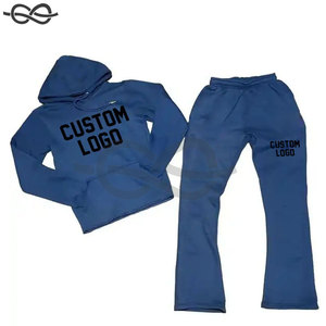 Custom Acid Wash Vintage Flared Sweatsuit Set <b>Retro</b> Inspired Sweatpants Hoodie <b>Tracksuit</b> Distressed Wash Streetwear Look - Product Image 4