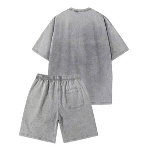 ชุดเซ็ตขาสั้นสไตล์วินเทจสำหรับผู้ชาย เสื้อผ้าเข้าชุดสองชิ้น ลุคสบายๆ สตรีทแวร์ สำหรับฤดูร้อน ผลิตโดย HAIDIIII SPORTS 2026 - Product Image 2