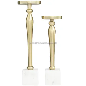 Portavelas de Metal con patrón de cola de pavo real, portavelas acentuados hechos por Zahid exporta un gran mayorista - Product Image 1