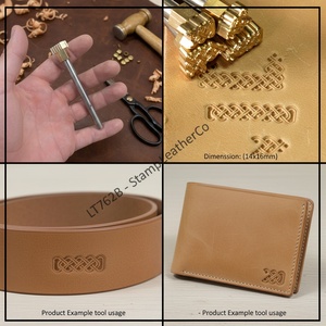 LT762B Celtic Knot <b>Leather</b> Stamp Handmade Craft <b>Tool</b> for Decorative <b>Leather</b> Work - Product Image 1