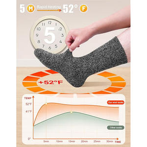 Chaussettes d'hiver pour hommes de haute qualité 2026, motif de dessin animé, usage sportif, confortables, écologiques, respirantes, séchage rapide, respectueuses de la peau - Product Image 3