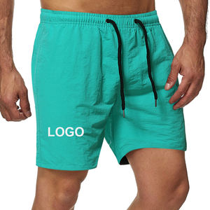 Short de plage de sport en polyester Oem de grande taille à séchage rapide avec logo personnalisé en stock Short de sport d'été pour la course à coursExpédition DDP - Product Image 1