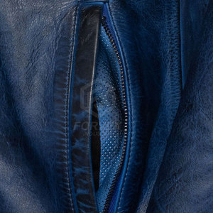 Chaqueta de Motociclista de Cuero para Hombre, Nueva, de Alta Calidad, Transpirable, Resistente al Viento, Ligera/Ecológica, para Invierno, Personalizable OEM - Product Image 4