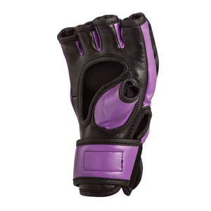 Guantes de MMA de Cuero Ligeros para Entrenamiento Intensivo en el Gimnasio con Espuma Absorbente de Impactos, Cierre Ajustable, Unisex - Product Image 3