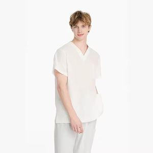 Tenue d'infirmière, uniforme médical en toile, ensemble de blouses d'hôpital, ensemble de blouses unisexe en coton/polyester/nylon, séchage rapide, respirant, personnalisé - Product Image 5
