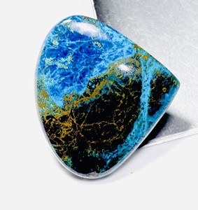 Haute qualité Shattuckite pierre précieuse en vrac lisse poli à la main dos plat prix de gros opale naturelle matériel bijoux accessoires - Product Image 3