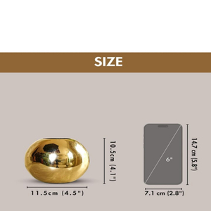 Florero de bola de acero moderno de oro rosa, decoración del hogar, dormitorio, sala de estar, oficina, boda, mesa, cumpleaños - Product Image 6