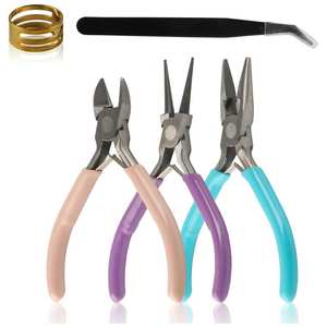 INTENSE SURGICAL INSTRUMENTS 3 Piece Stainless Steel Jewelry <b>Pliers</b> <b>Set</b> with Needle Nose Nose Wire Cutters for Bracelet Making - Product Image 1