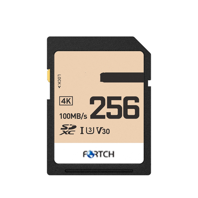 256GB UHS-I U3 A2 V30 4K UHD Read/Write Speed up to 160/120MB/s SDXC Memory Card