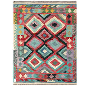 Tapis Kilim Maimana Afghanistan 202 X 152 cm Produits de tapisserie - Product Image 1