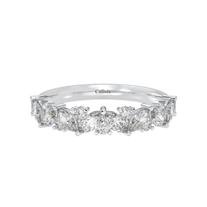 แหวนเพชร CZ สีเงินสเตอร์ลิงสำหรับผู้หญิงทำจากเวียดนาม925เป็นของขวัญสำหรับปาร์ตี้ชุบโรเดียมคุณภาพสูง - Product Image 6