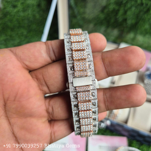 2025 joyería de moda Hip Hop relojes de diamantes Iced Out hombres mujeres relojes de cuarzo de lujo esfera azul reloj para Mujeres Hombres - Product Image 6