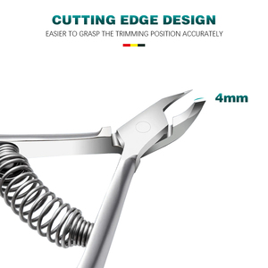 Cortaúñas Profesional de Acero Inoxidable de Alta Calidad, Cómodo Tacto Suave, Herramienta para Técnicos de Uñas, Piel Muerta de los Dedos - Product Image 2