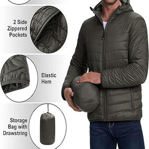 Dernière veste matelassée imprimée OEM personnalisée pour hommes avec logo personnalisé Veste d'hiver décontractée pour hommes téléchargée par Dress Sports - Product Image 3