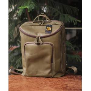 <b>Stylish</b> Cowhide Leather <b>Backpack</b> Premium Quality from Indonesia Design with Adjustable Straps Durable Functional Fashion - Product Image 1