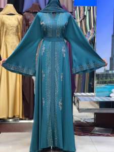 New 2025 Dubai Abaya LuXury Black Abaya Traditional Islamic Clothing for <b>Women</b> Saudi Arabia Abaya Muslim Clothing Robes <b>kimono</b> - Product Image 2