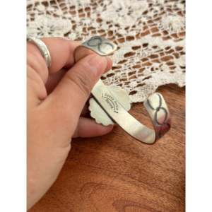 Danny Henio Sonoran Gold Turquoise & Sterling <b>Silver</b> Fashion <b>Cuff</b> <b>Bracelet</b> - Product Image 5