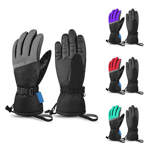 Guantes de Esquí Forrados Suaves, Cálidos e Impermeables para Invierno, Uso en Zonas Frías al Aire Libre, Agarre Duradero, Ajuste Cómodo a Precio Económico - Product Image 6